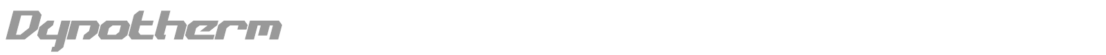 Dynotherm font preview
